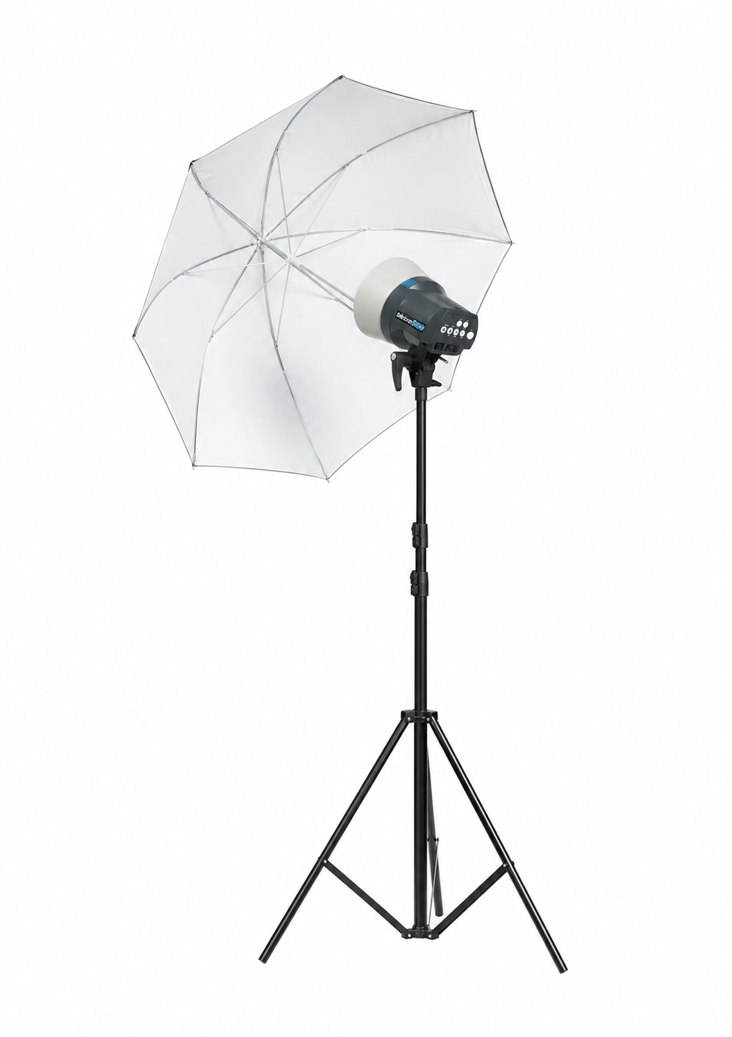Elinchrom D-Lite RX 4 Studioblitz mit Schirm und Stativ