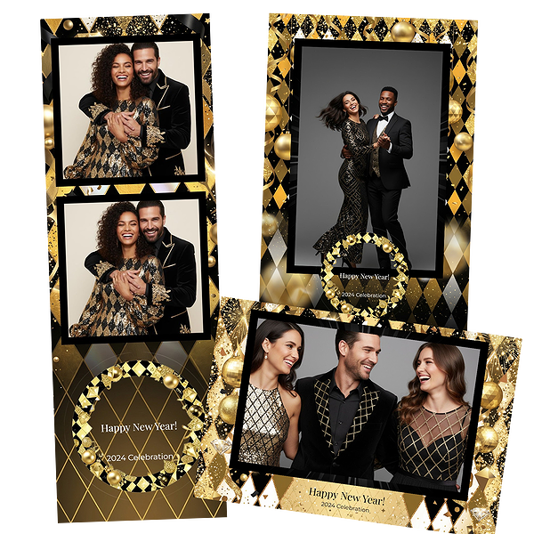 Glamorous Harlequin Gold