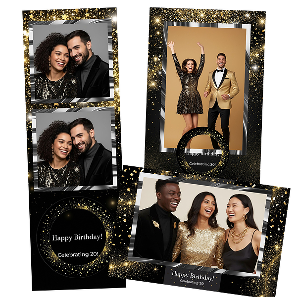 Glamorous Gold Sparkle Night
