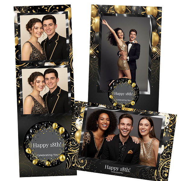 Black And Gold Glamour Celebration