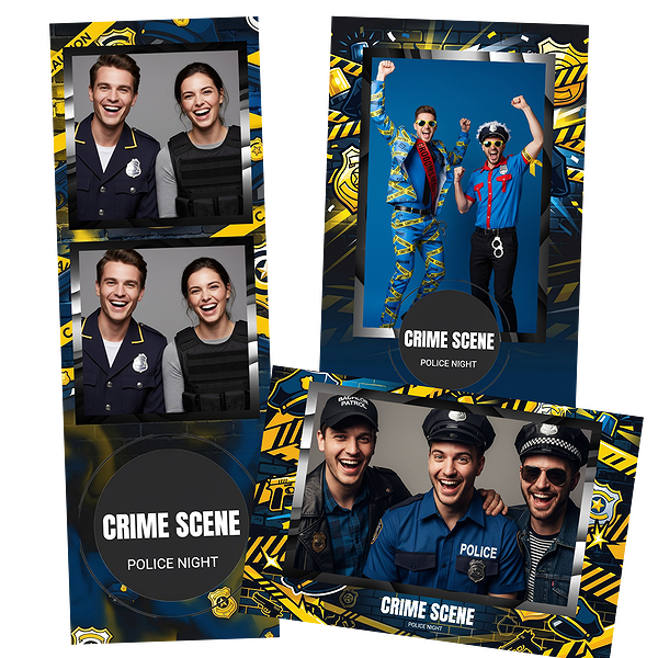 Police Night Crime Scene