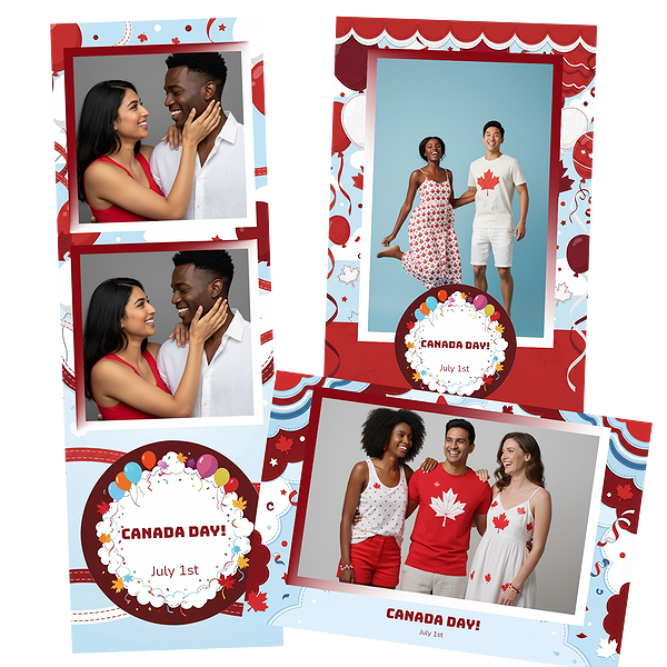 Playful Canada Day Celebration