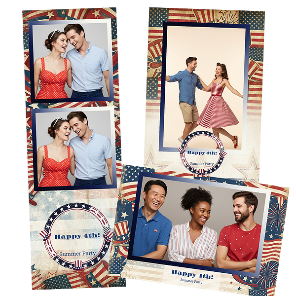 Vintage Patriotic Independence Day