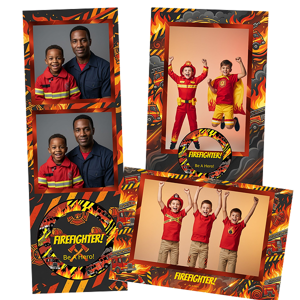 Blazing Firefighter Hero