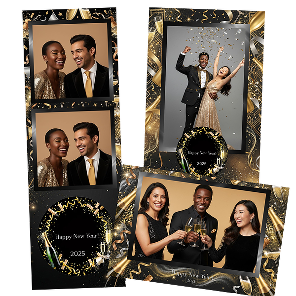 Golden Champagne Toast Celebration