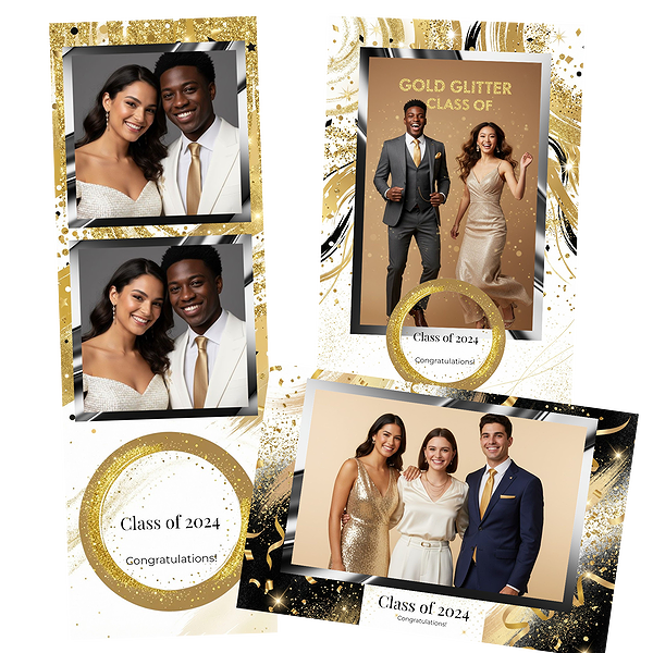 Gold Glitter Class Of