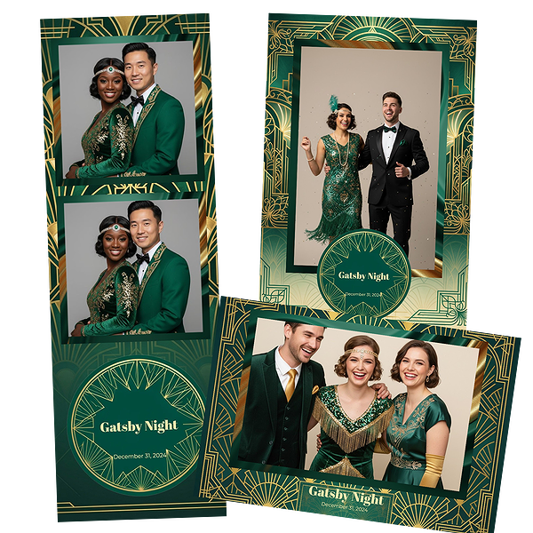 Emerald Art Deco Gatsby