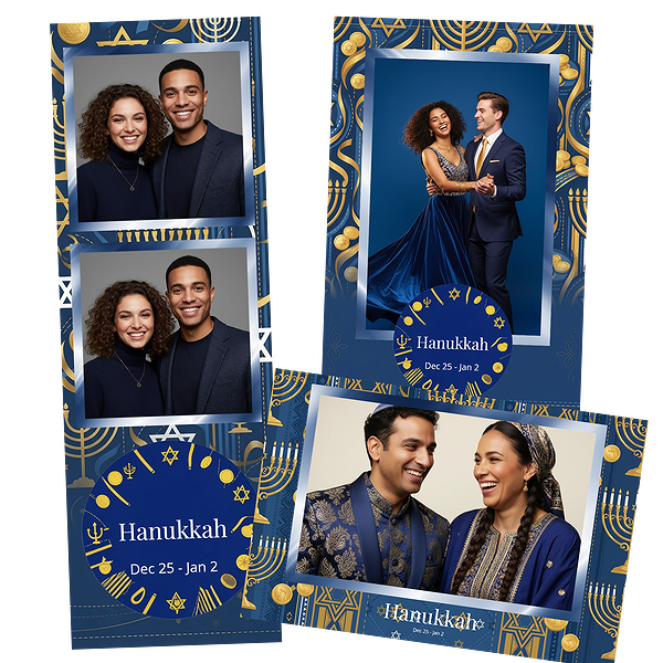 Blue Hanukkah Celebration