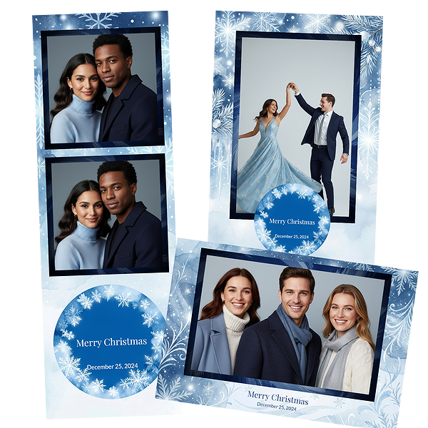 Blue Winter Snow Holiday