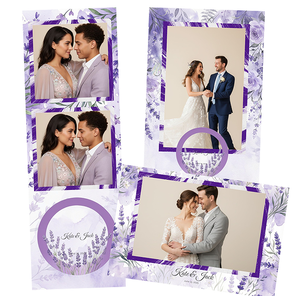 Romantic Lavender Watercolor