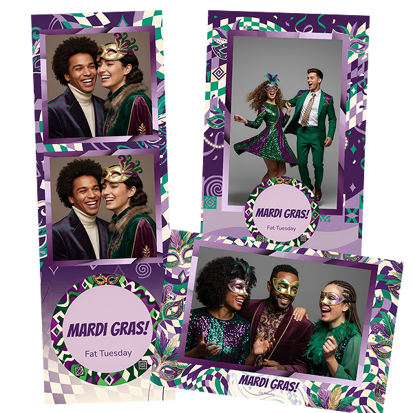 Wavy Mardi Gras Carnival