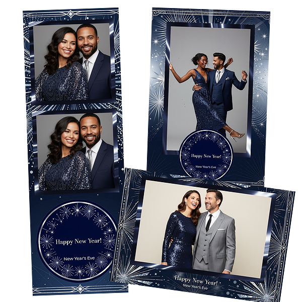 Glamorous Navy Starburst