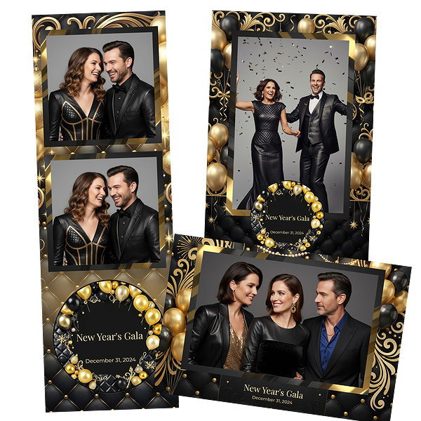 Glamorous Black Leather Gala