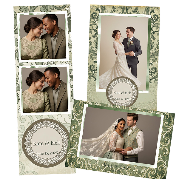 Sage Green Vintage Baroque
