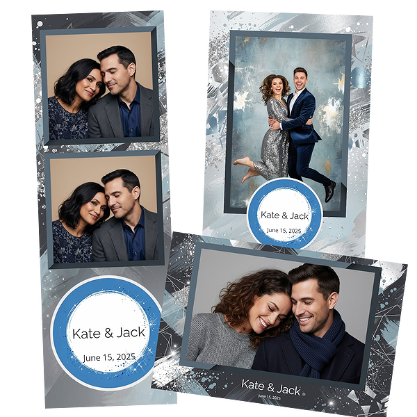 Silver Glitter Brush Anniversary