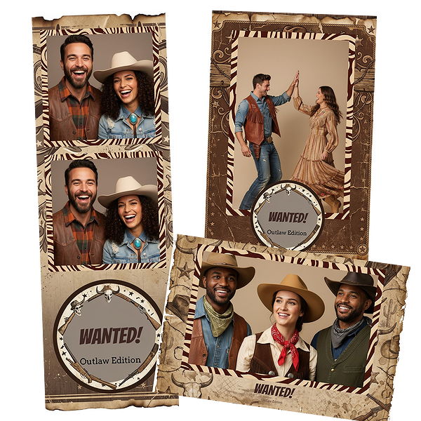 Rustic Wild West Wanted Poster