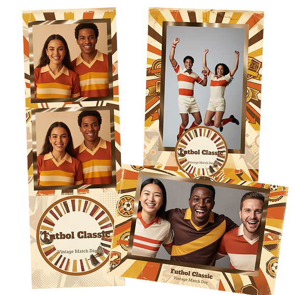 Retro 70s Futbol Poster