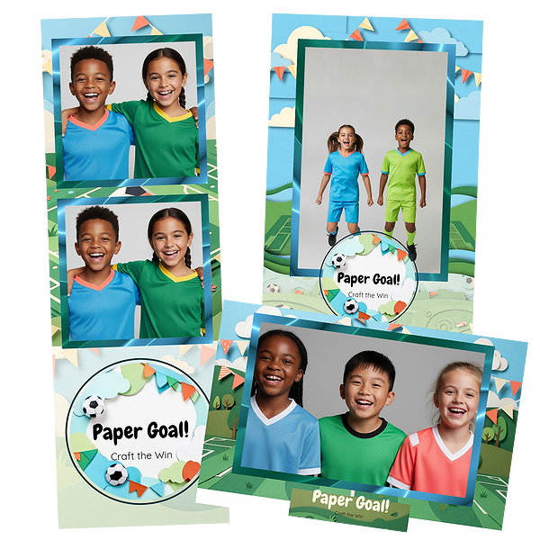Paper Cut Soccer Craft
