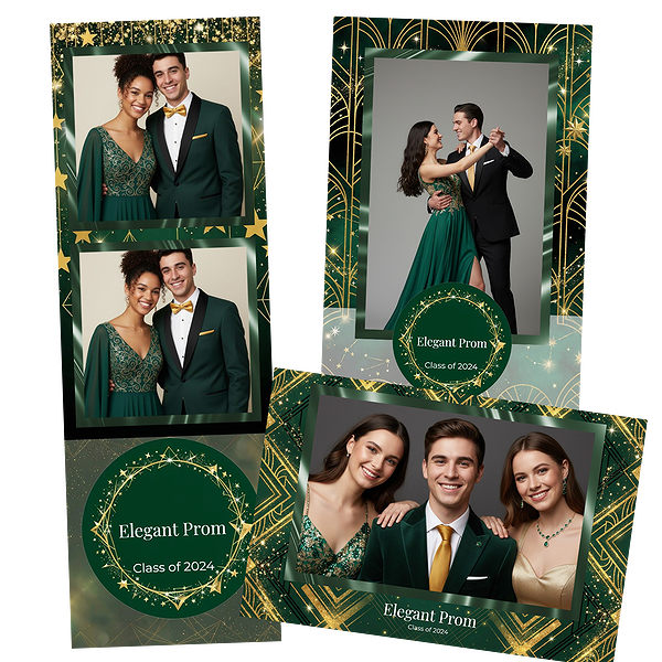 Gold Glitter Prom Night