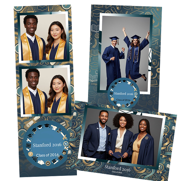 Black Gold Graduation Diploma