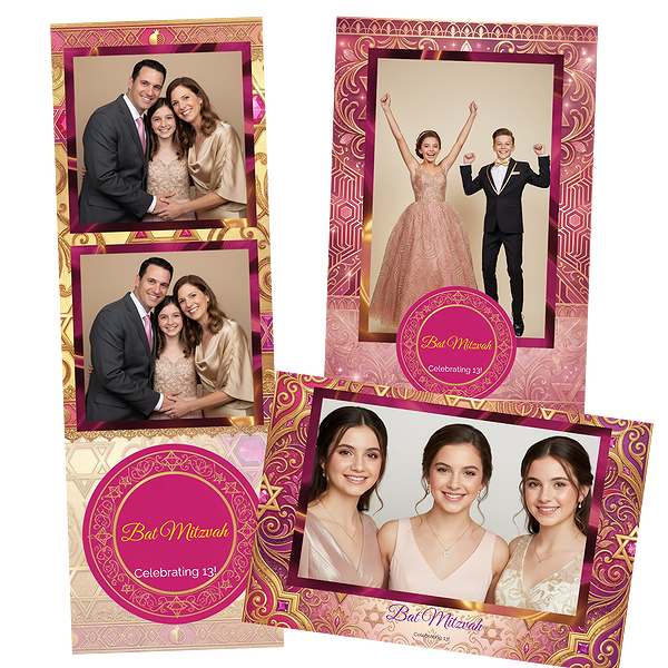 Pink Glitter Bat Mitzvah