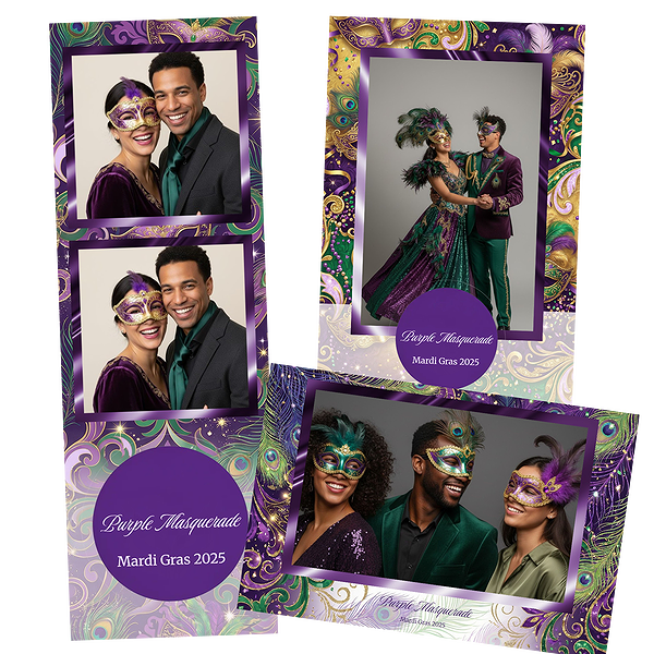 Purple Green Gold Mardi Gras
