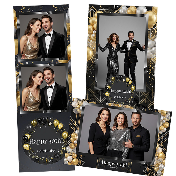 Glamorous Gold Silver Balloons