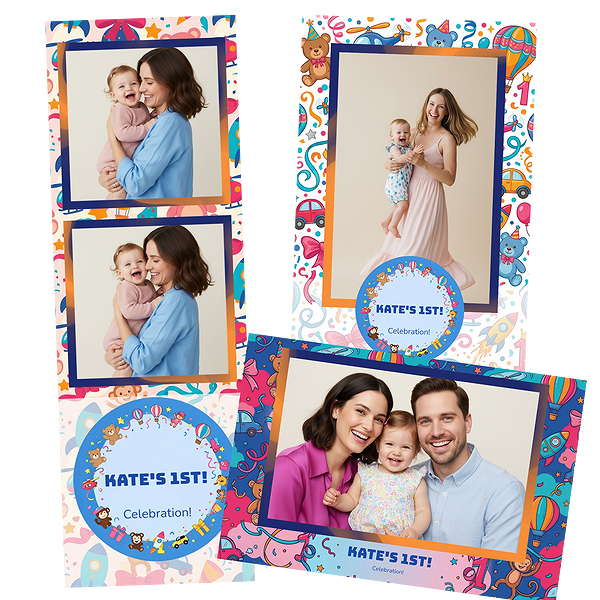 Colorful Toy Birthday Frame
