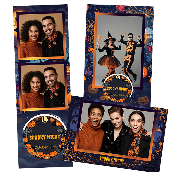 Black Halloween Illustrated Elements