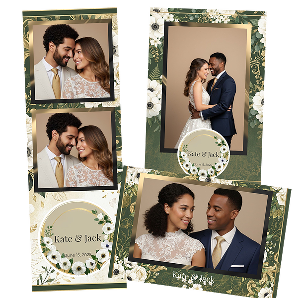 Golden Floral Romance