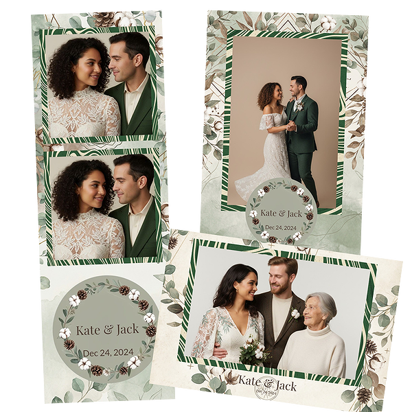 Rustic Eucalyptus Cotton Wedding