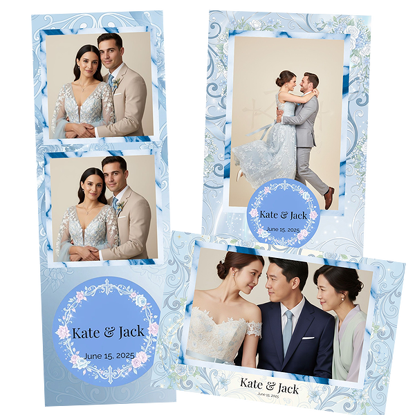 Serene Blue Cross Wedding