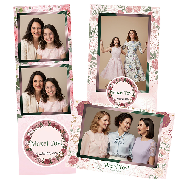Pink Floral Bat Mitzvah