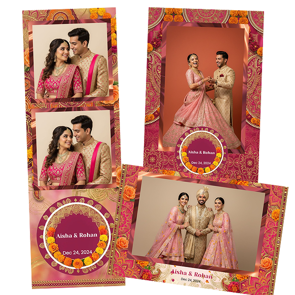 Royal Pink And Gold Indian Wedding