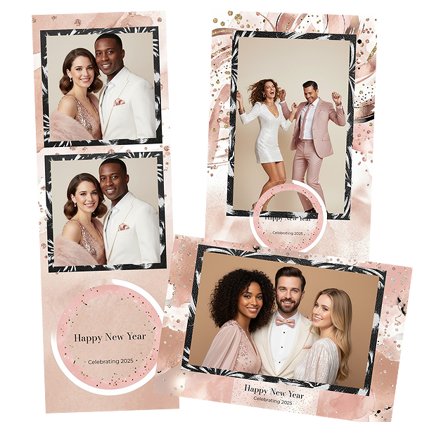 Rose Gold Watercolor Celebration
