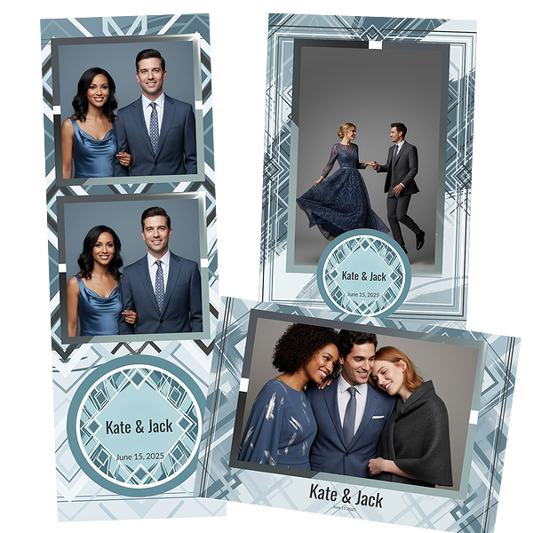 Geometric Slate Wedding