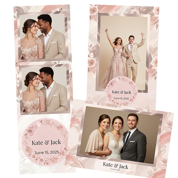 Watercolor Leaves Wood Wedding