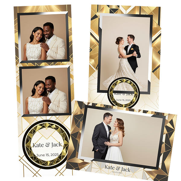 Gold Geometric Wedding