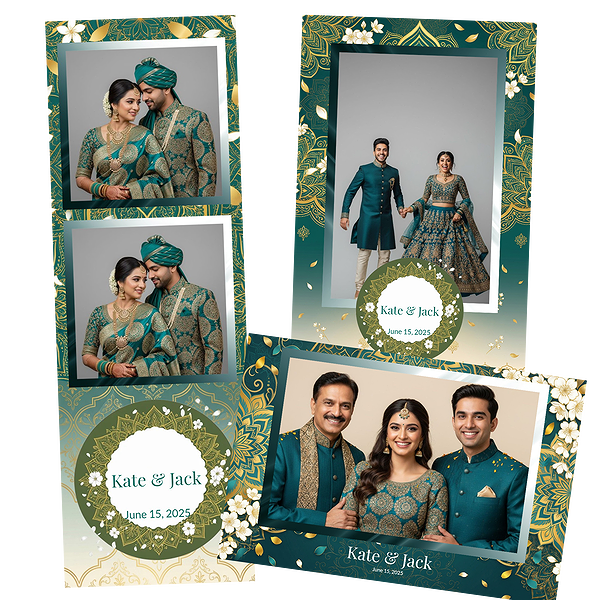 Royal Teal Mandala Wedding