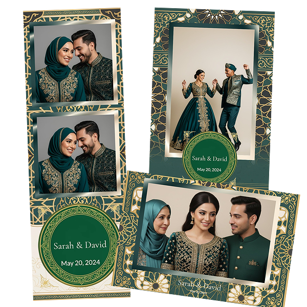 Teal Geometric Wedding
