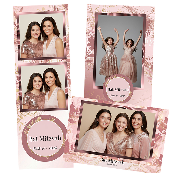 Elegant Rose Gold Bat Mitzvah