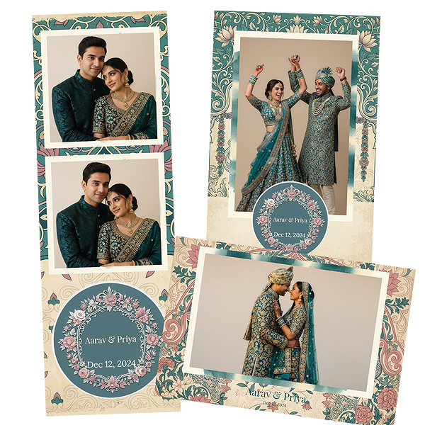 Teal Ornate Indian Wedding