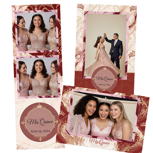 Elegant Rose Gold Quinceaera