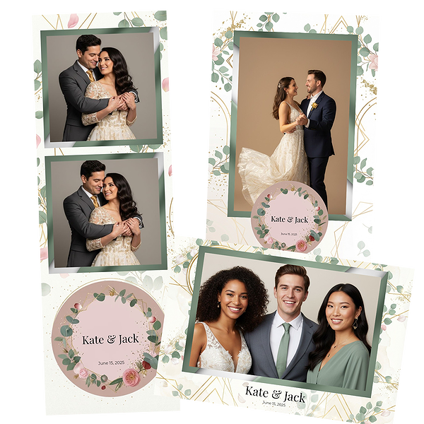 Geometric Eucalyptus Wedding