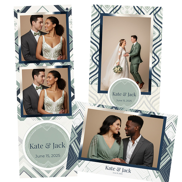 Gold Confetti Wedding Template