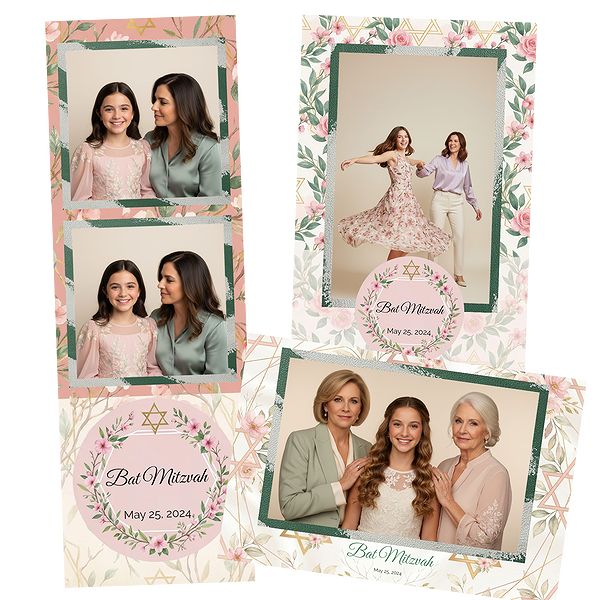 Watercolor Floral Bat Mitzvah