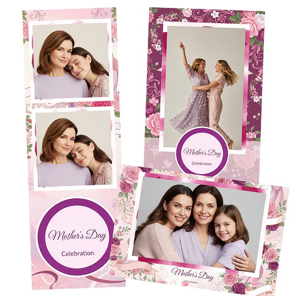 Purple Floral Mothers Day