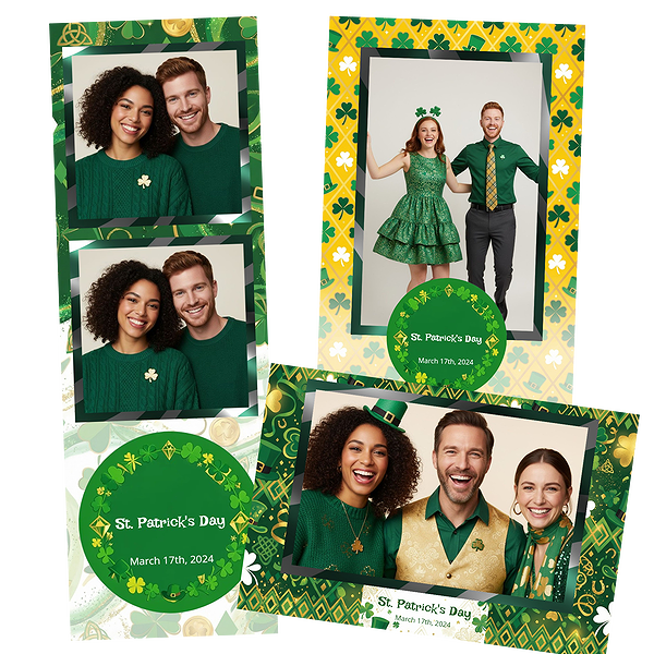 Green Clover Saint Patricks Confetti