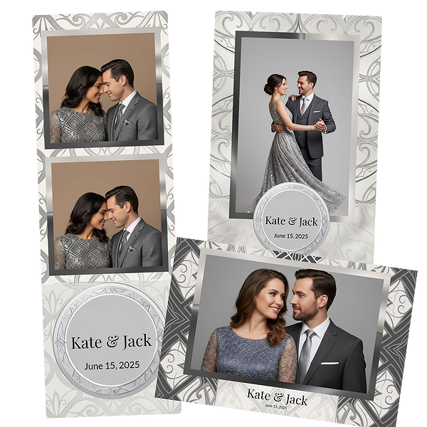 Silver Glitter Wedding Confetti