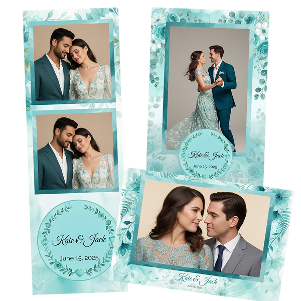 Watercolor Palm Beach Wedding